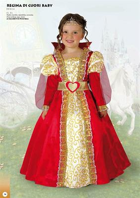 COSTUME REGINA DI CUORI 4+