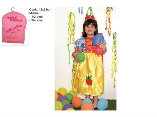 COSTUME BIANCANEVE 1/2 3/4 ANNI