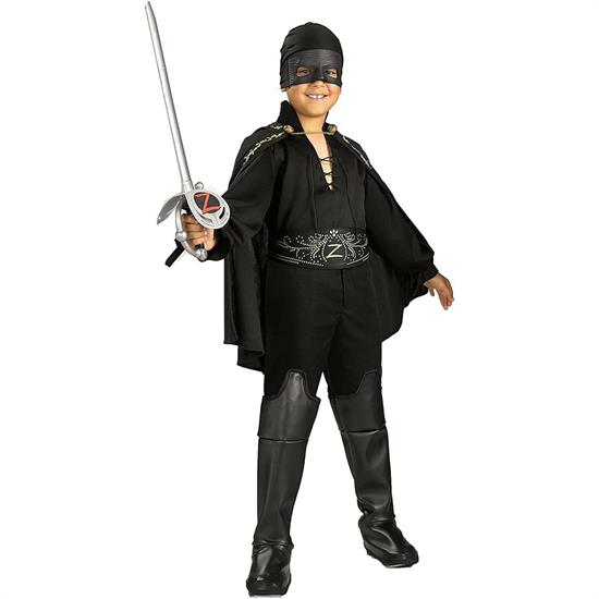 COSTUME ZORRO L - 8/10anni