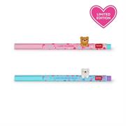 PENNE GEL 2pz LEGAMI LOVELY FRIENDS- SAN VALENTINO BEARY IN LOVE