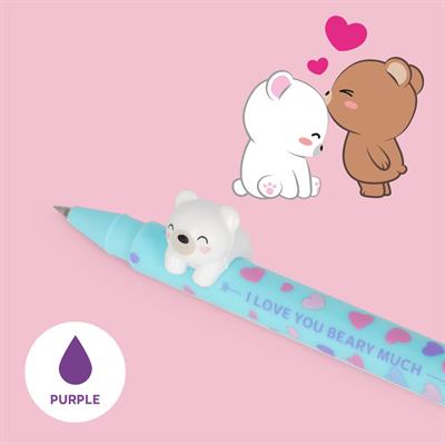 PENNE GEL 2pz LEGAMI LOVELY FRIENDS- SAN VALENTINO BEARY IN LOVE