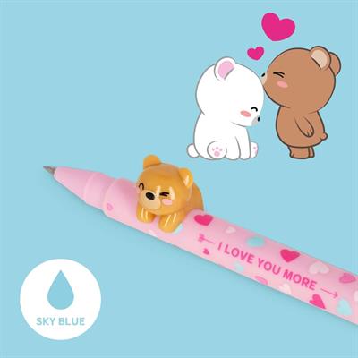 PENNE GEL 2pz LEGAMI LOVELY FRIENDS- SAN VALENTINO BEARY IN LOVE