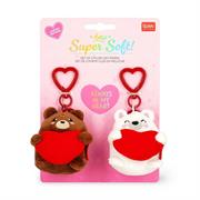 PORTACHIAVI PELUCHE 2pz TINY - SUPER SOFT LEGAMI