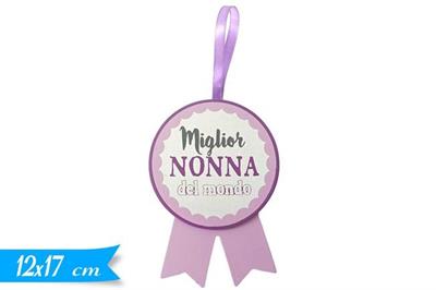 COCCARDA MIGLIOR NONNA 12x17