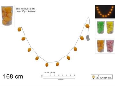 LUCI 10 UOVA PASQUA COL.ASS.