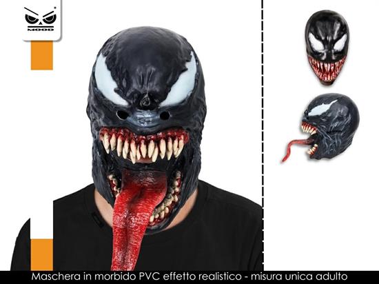 MASCHERA PVC MOSTRO NERO