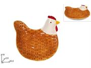 PIATTINO GALLINA CERAMICA 20cm