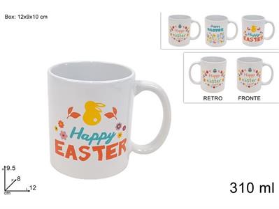 TAZZA PASQUA 310ml ASS. HAPPY EASTER