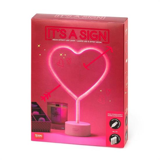 LAMPADA LEGAMI LED IT'S A SIGN - HEART